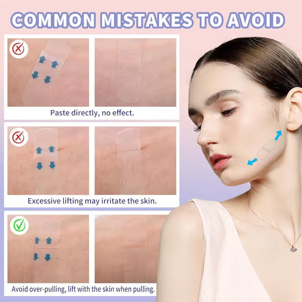 Face Neck Lifting Tape: 5-Second Sculpting Magic