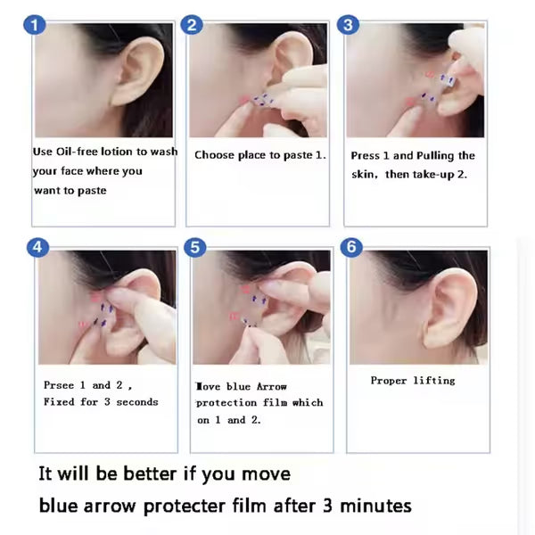 Face Neck Lifting Tape: 5-Second Sculpting Magic