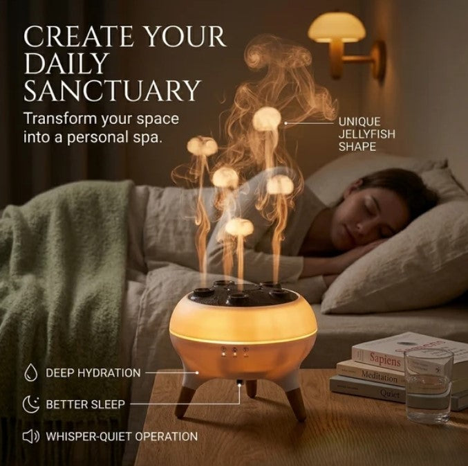 AquaGlow™ Jellyfish Humidifier