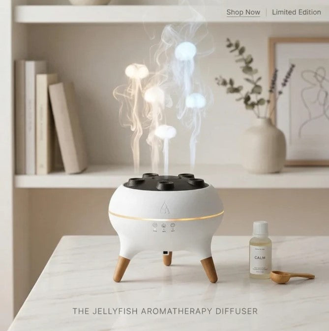 AquaGlow™ Jellyfish Humidifier