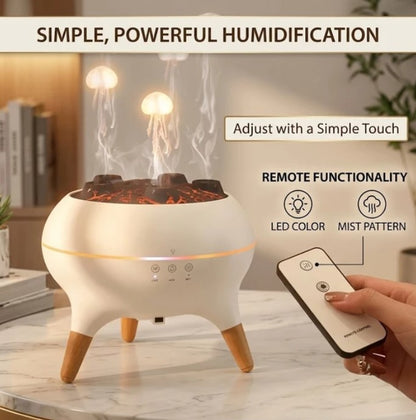 AquaGlow™ Jellyfish Humidifier