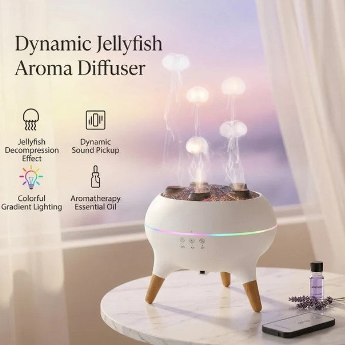 AquaGlow™ Jellyfish Humidifier